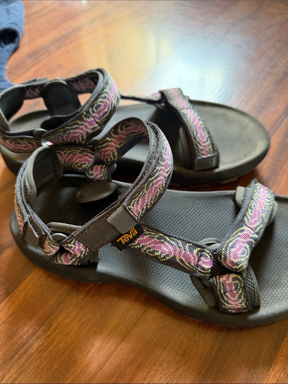 Teva Sport Sandals with Purple Patterned Straps